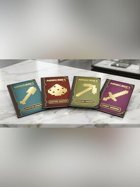 Official Minecraft 4-Book Handbook Set - Scholastic Mojang Guides
